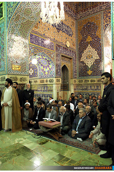 غبارروبی مضجع منور رضوی
