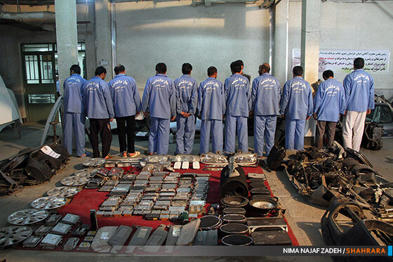دستگیری باند سرقت خودرو