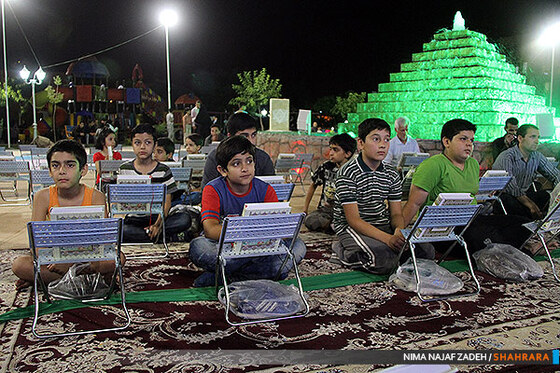 برپایی محفل انس با قرآن «نسیم وحی » در بوستان ایزدی