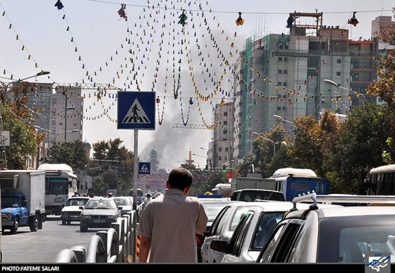 آتش سوزی در مجتمع تجاری آرمان