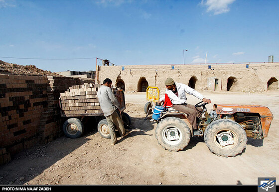 کارگران کوره آجرپزی