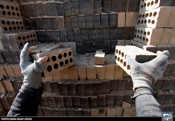کارگران کوره آجرپزی
