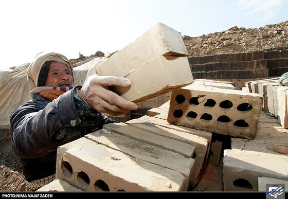کارگران کوره آجرپزی