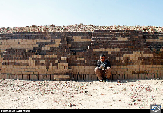 کارگران کوره آجرپزی