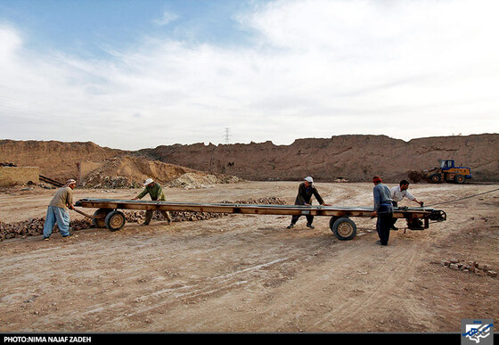 کارگران کوره آجرپزی