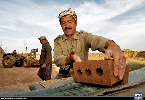کارگران کوره آجرپزی
