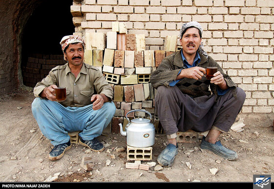 کارگران کوره آجرپزی