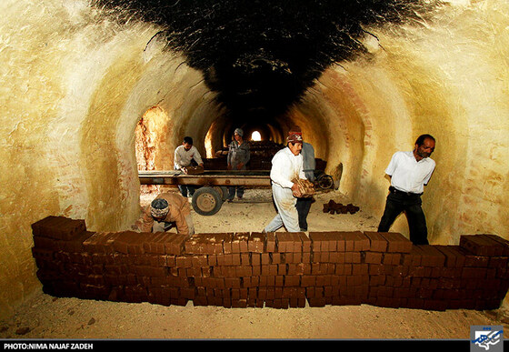 کارگران کوره آجرپزی