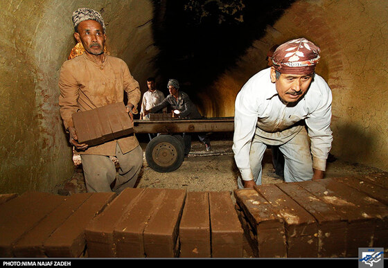 کارگران کوره آجرپزی