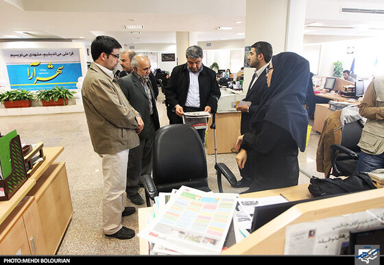بازدید سردار نجاتی مدیرکل بنیاد حفظ و نشر آثار و ارزش های دفاع مقدس خراسان رضوی از تحریریه شهرآرا