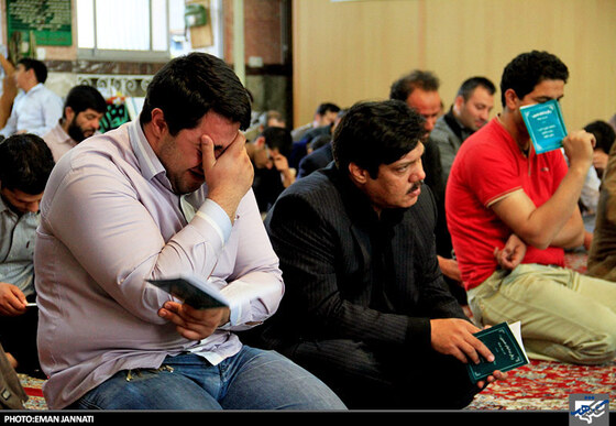 مراسم دعای عرفه در مسجد الرسول
