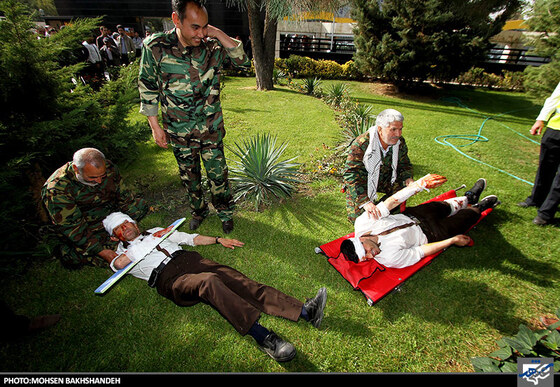 مانور زلزله در اداره کل راه و شهرسازی