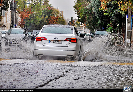 بارش باران و آبگرفتگی معابر