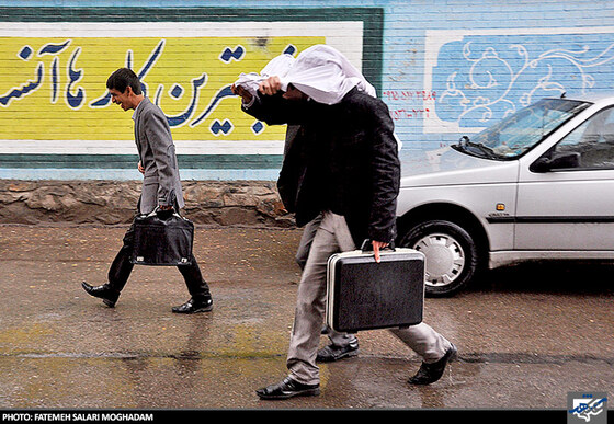 بارش باران و آبگرفتگی معابر