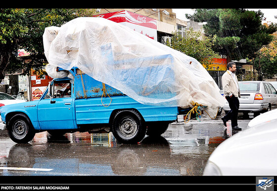 بارش باران و آبگرفتگی معابر