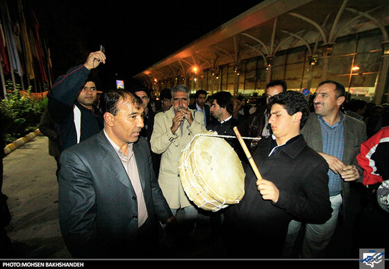 استقبال قهرمان کشتی پهلوانی جهان