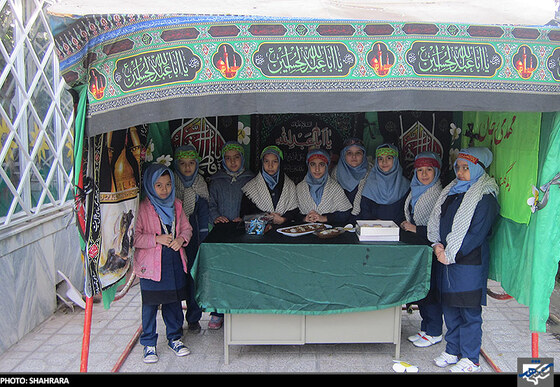 نوحه سرایی کودکان در دبستان جواد غفرانیان