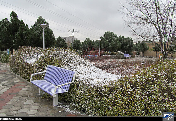 بارش برف سبک پاییزی پنج شنبه چهاردهم آذر شروع صبح بوستان شاهد