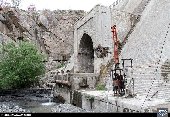 آب گیری و ترمیم سد گلستان