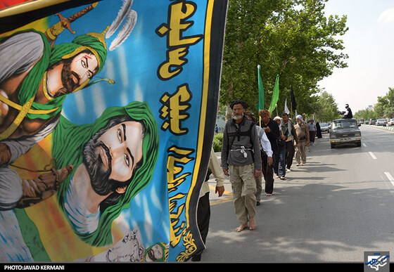 کاروان زائران پیاده عراقی