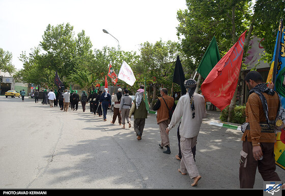 کاروان زائران پیاده عراقی