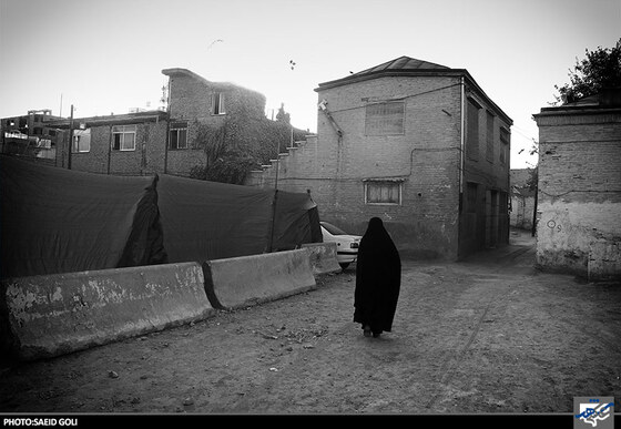 کوچه پس کوچه های اطراف حرم