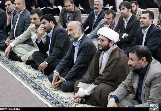 دیدار آیت الله علم الهدی بااعضای ستاد دهه مهدویت
