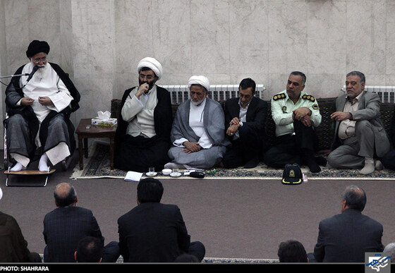 دیدار آیت الله علم الهدی بااعضای ستاد دهه مهدویت