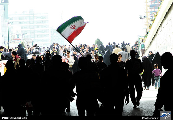 راهپیمایی یوم الله 22 بهمن در مشهد مقدس - 1