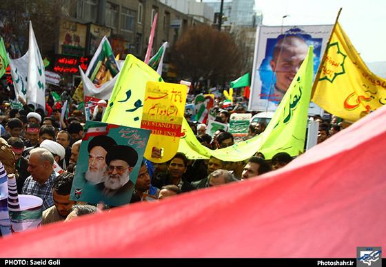 راهپیمایی یوم الله 22 بهمن در مشهد مقدس - 1