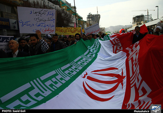 راهپیمایی یوم الله 22 بهمن در مشهد مقدس - 1