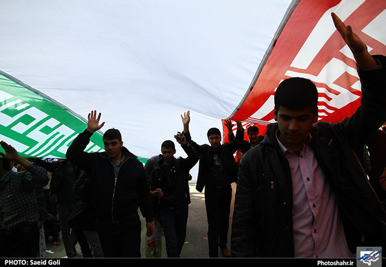 راهپیمایی یوم الله 22 بهمن در مشهد مقدس - 1