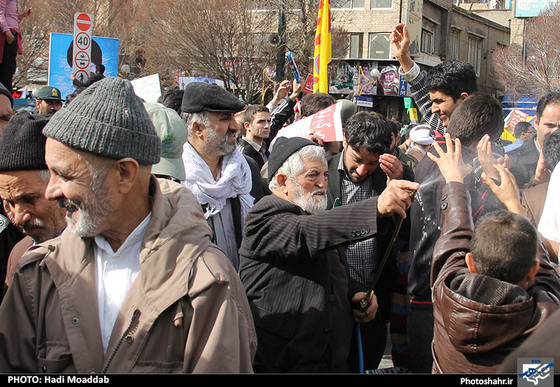 راهپیمایی یوم الله 22 بهمن در مشهد مقدس - 2