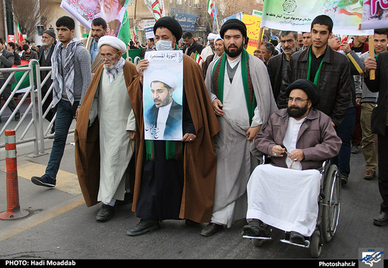 راهپیمایی یوم الله 22 بهمن در مشهد مقدس - 2