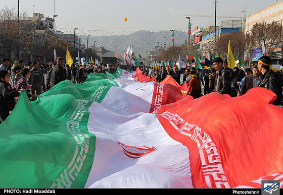 راهپیمایی یوم الله 22 بهمن در مشهد مقدس - 2