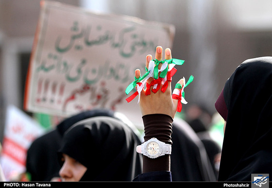  راهپیمایی یوم الله 22 بهمن در مشهد مقدس - 3
