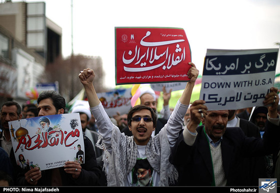  راهپیمایی یوم الله 22 بهمن در مشهد مقدس - 3