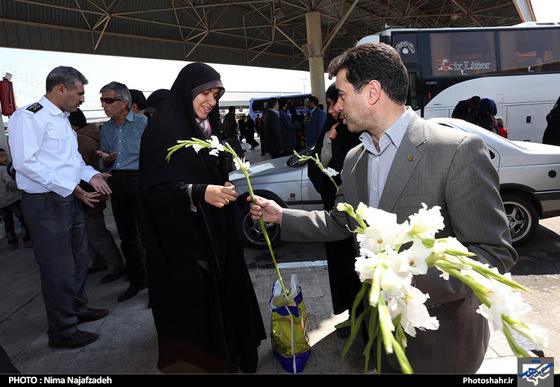 گزارش تصویری : موج بازگشت سفرهای نوروزی از مشهد | عکس : نیما نجف زاده 