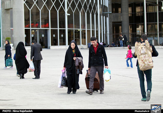 گزارش تصویری : موج بازگشت سفرهای نوروزی از مشهد | عکس : نیما نجف زاده 