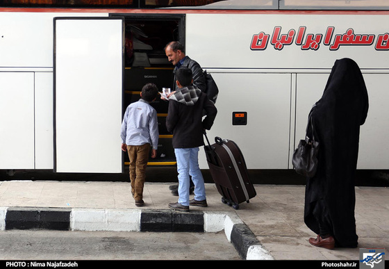 گزارش تصویری : موج بازگشت سفرهای نوروزی از مشهد | عکس : نیما نجف زاده 