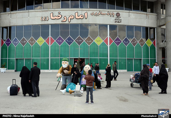 گزارش تصویری : موج بازگشت سفرهای نوروزی از مشهد | عکس : نیما نجف زاده 