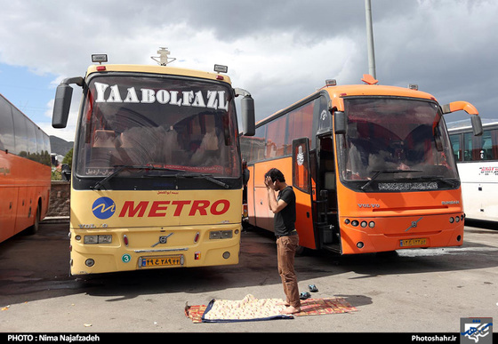 گزارش تصویری : موج بازگشت سفرهای نوروزی از مشهد | عکس : نیما نجف زاده 