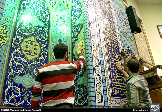گزارش تصویری | آیین غبارروبی مساجد در استقبال از ماه مبارک رمضان در مشهد | عکس : محمد حسن صلواتی| شهرآرا