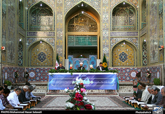 گزارش تصویری | جزء خوانی قرآن کریم در حرم رضوی | عکس : محمد حسن صلواتی/شهرآرا 