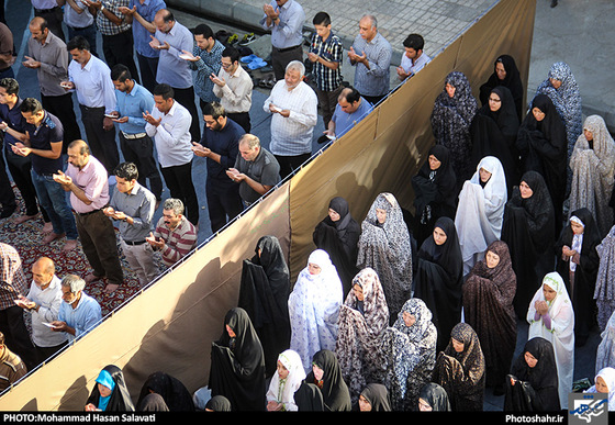 گزارش تصویری| نماز عید فطر در خیابان های شهر مشهد | عکس:محمد حسن صلواتی /شهرآرا