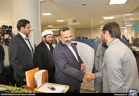 گزارش تصویری | بازدید استاندار خراسان رضوی از روزنامه شهرآرا |عکس: محمد حسن صلواتی / شهرآرا