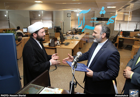 گزارش تصویری | بازدید استاندار خراسان رضوی از روزنامه شهرآرا |عکس: حسین شریعت / شهرآرا