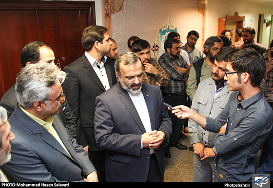 گزارش تصویری | بازدید استاندار خراسان رضوی از روزنامه شهرآرا |عکس: محمد حسن صلواتی / شهرآرا