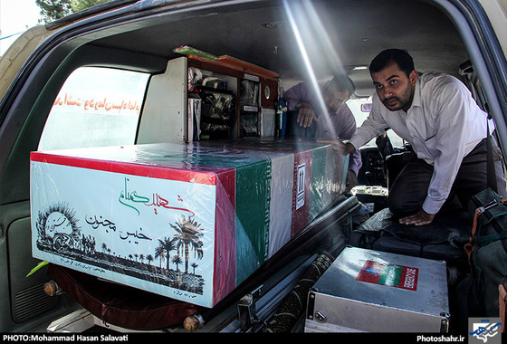 گزارش تصویری | استقبال از 13 شهید خط شکن دوران دفاع مقدس در مشهد | عکس : محمد حسن صلواتی / شهرآرا