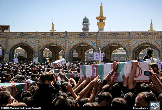 گزارش تصویری مراسم تشییع شهدای گمنام در مشهد | عکس : محمد حسن صلواتی / شهرآرا